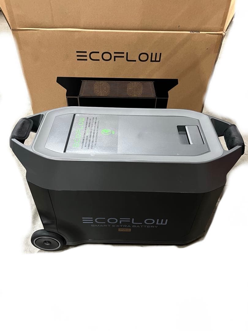 ECOFlOW DELTA Pro専用エクストラバッテリーボータブル電源