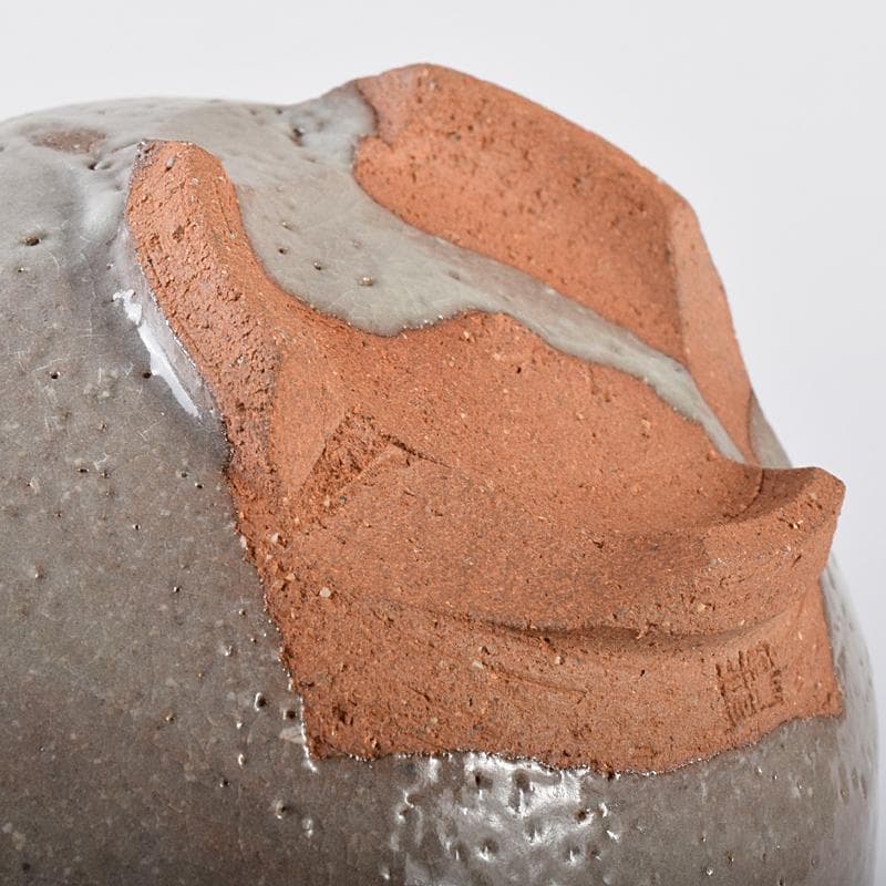 和食器　八幡窯　堀野証嗣造　唐津　割山椒　向付　六客　共箱　M　R7957