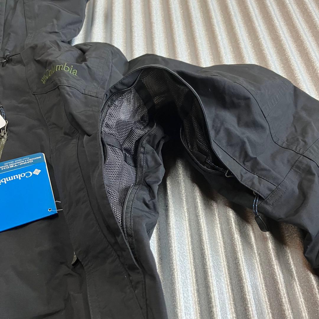 未使用　コロンビア　スノボウェア　上着　ジャケット　アウター　メンズ　黒　XS