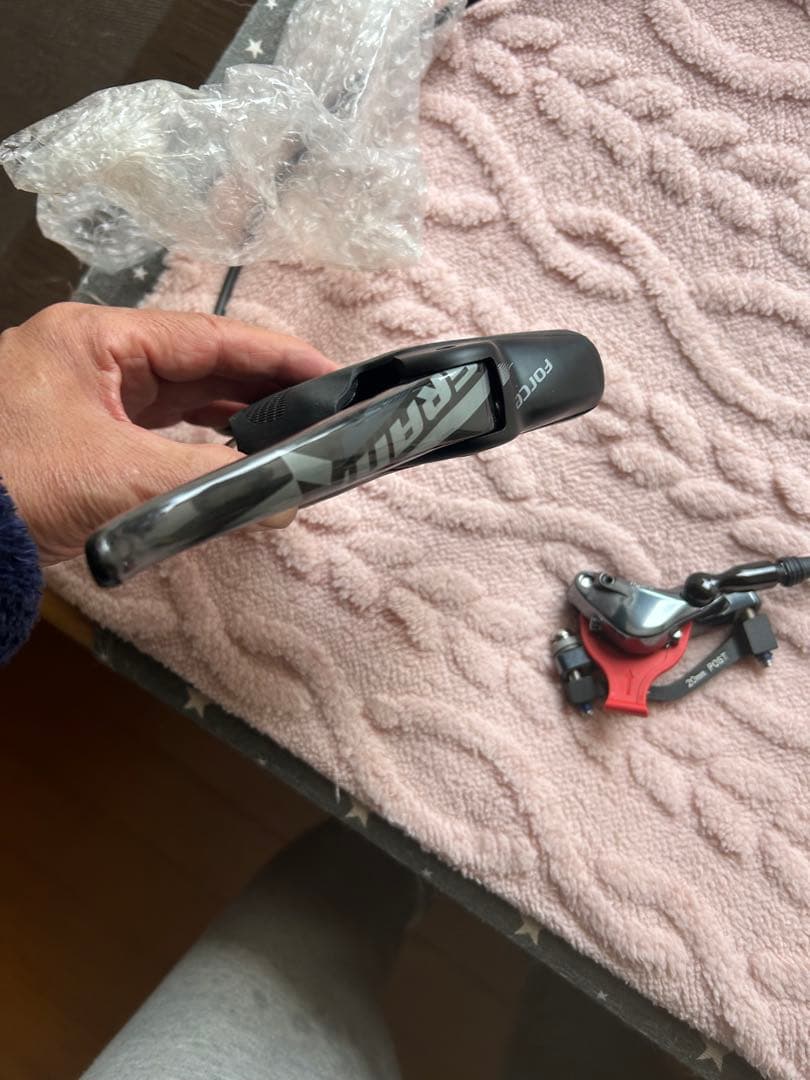 SRAM Force シフター・レバー ブラック・レッド