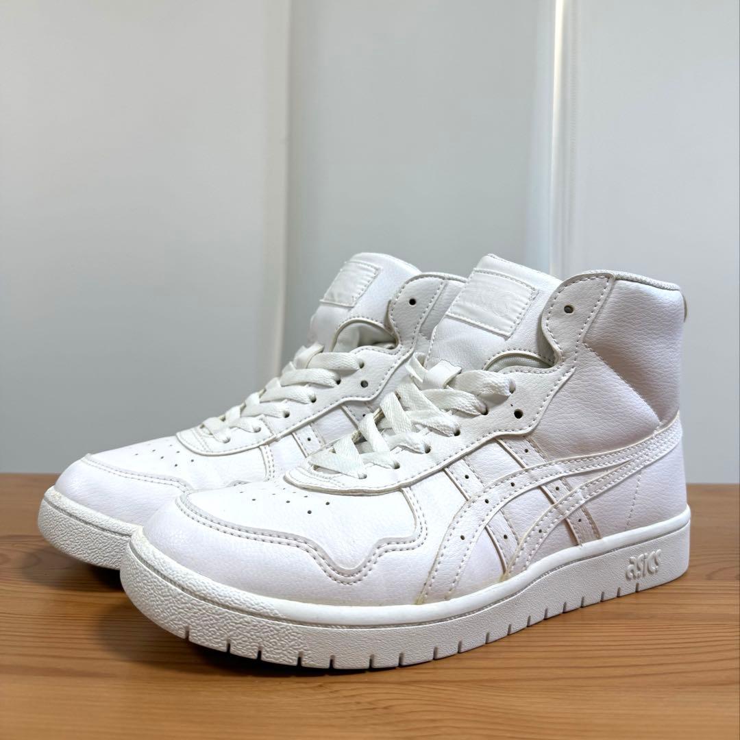 【美品】 アシックス ジャパンL 24.5cm ホワイト/ホワイト