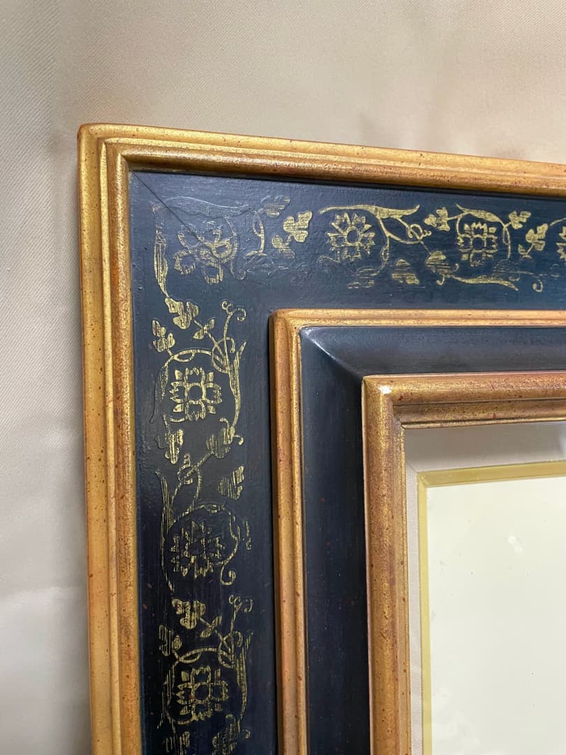 美しい一点物◆栗原喜依子『横たわる』油彩 20号 ◇古径特注額 仁科会会員