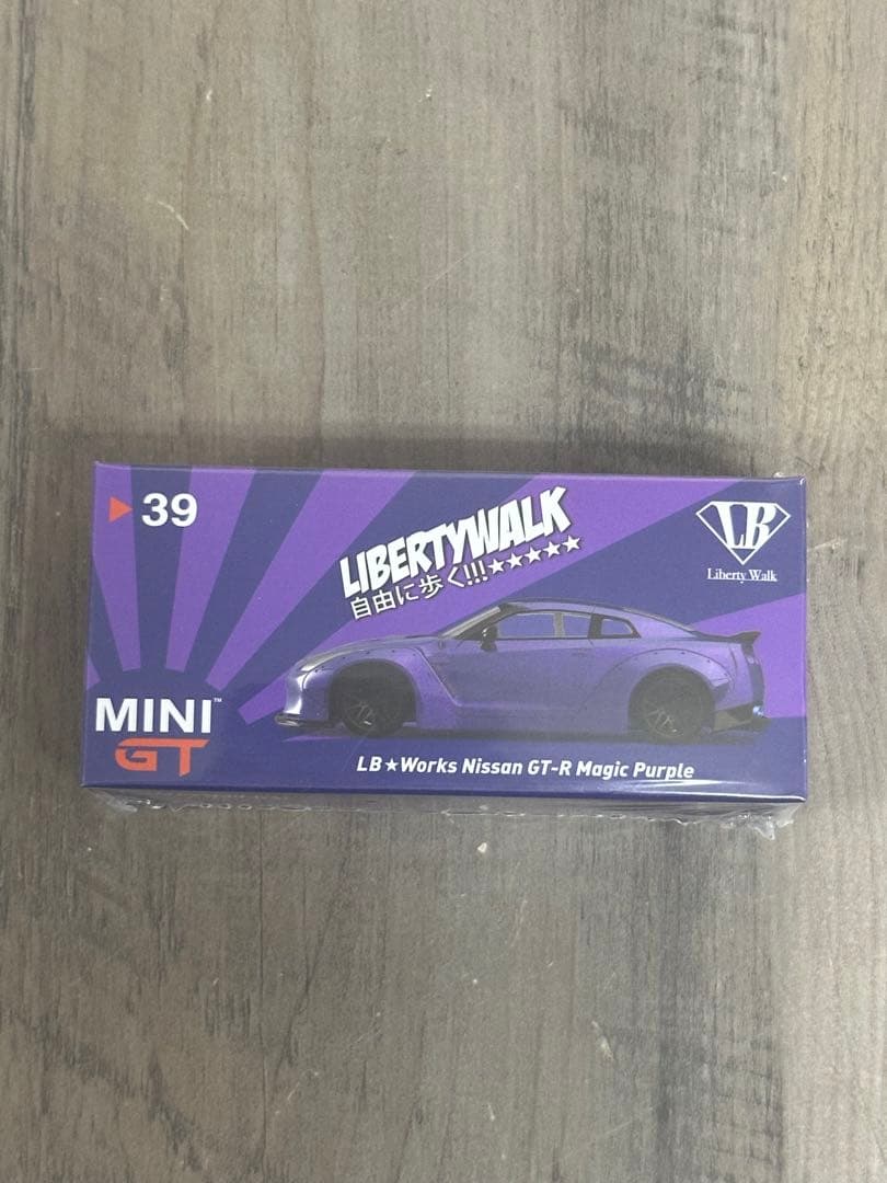 ミニカー MINI GT LB Works Nissan GT-R MagicPurple