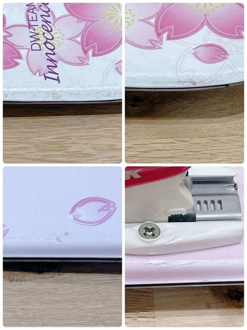 Hart ジュニアスキーセット スキー板／ビンディング／ポール／ピンク花柄