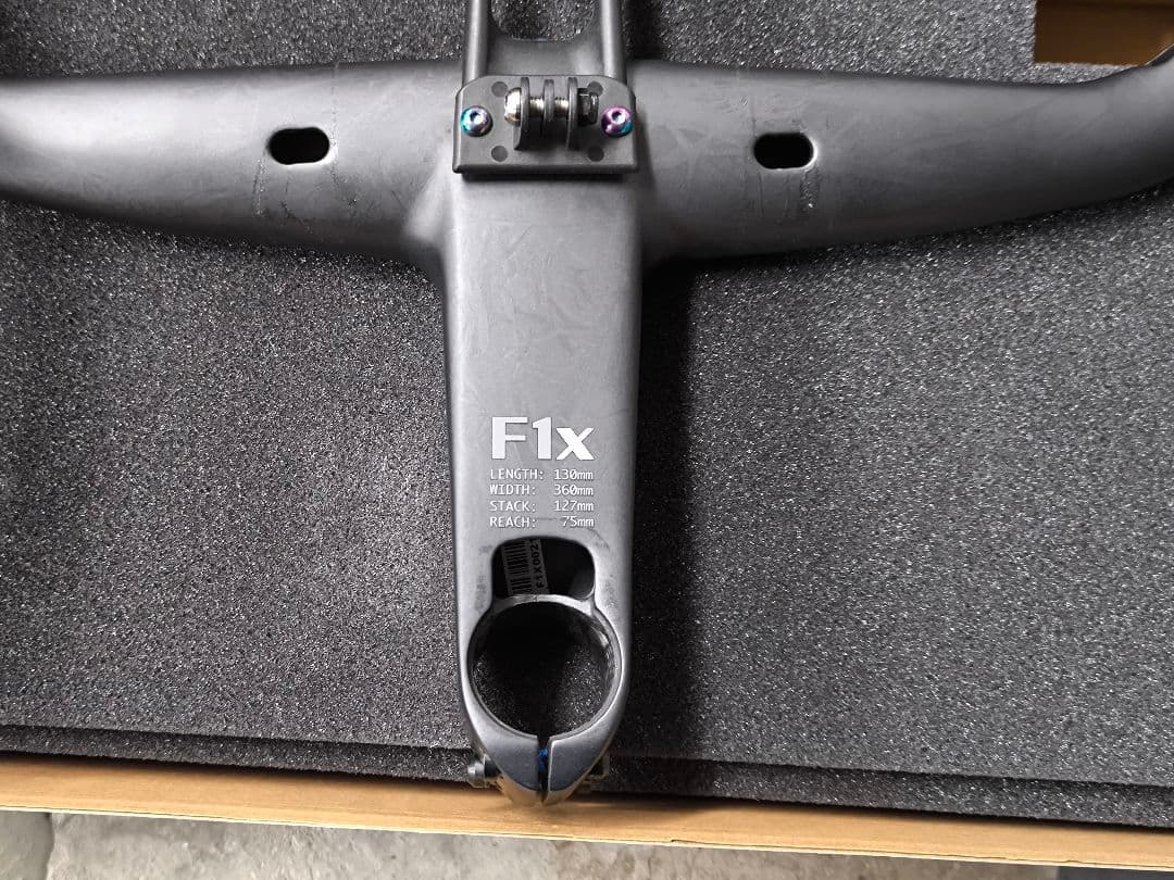 farsports F1x 一体型カーボンハンドル 360-130mm