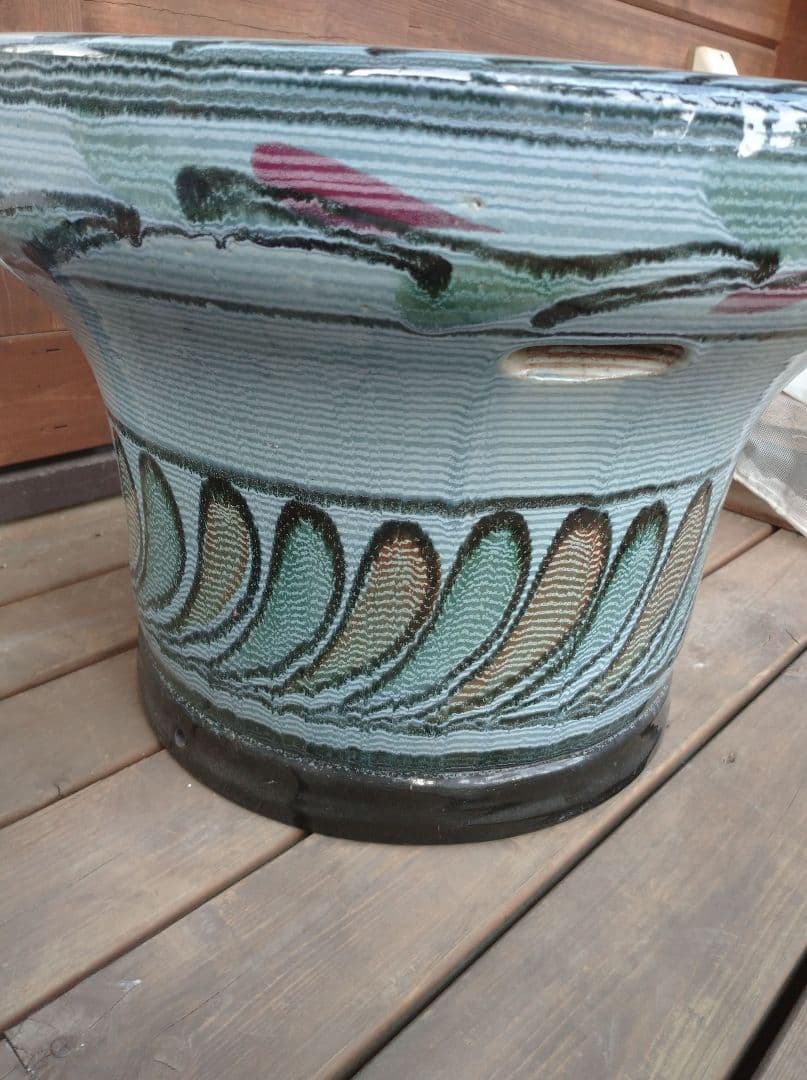 七輪　火鉢　災害対策　ブルー