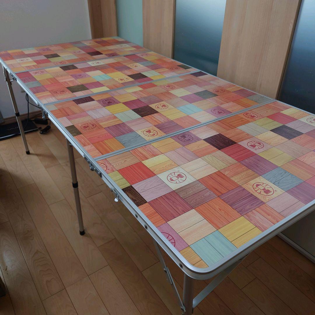 Coleman ナチュラルモザイクリビングテーブル 180 コールマン