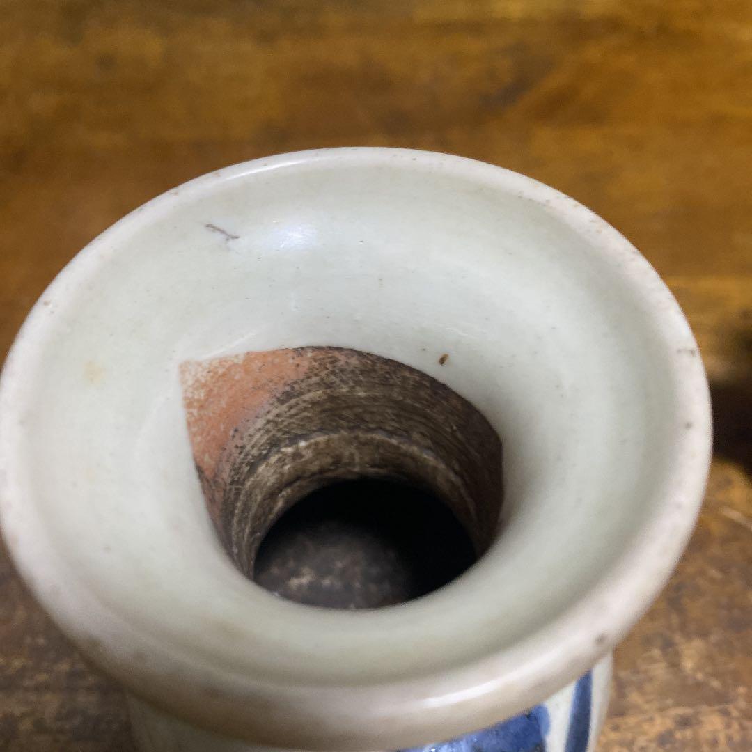 古伊万里野花図徳利