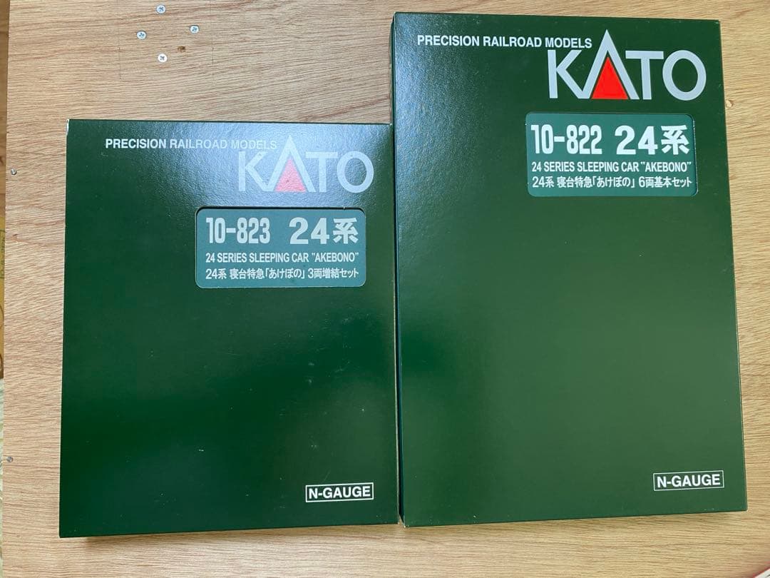 KATO 10-822 823 24系あけぼの9両フル編成＋EF81 ヒサシ付き