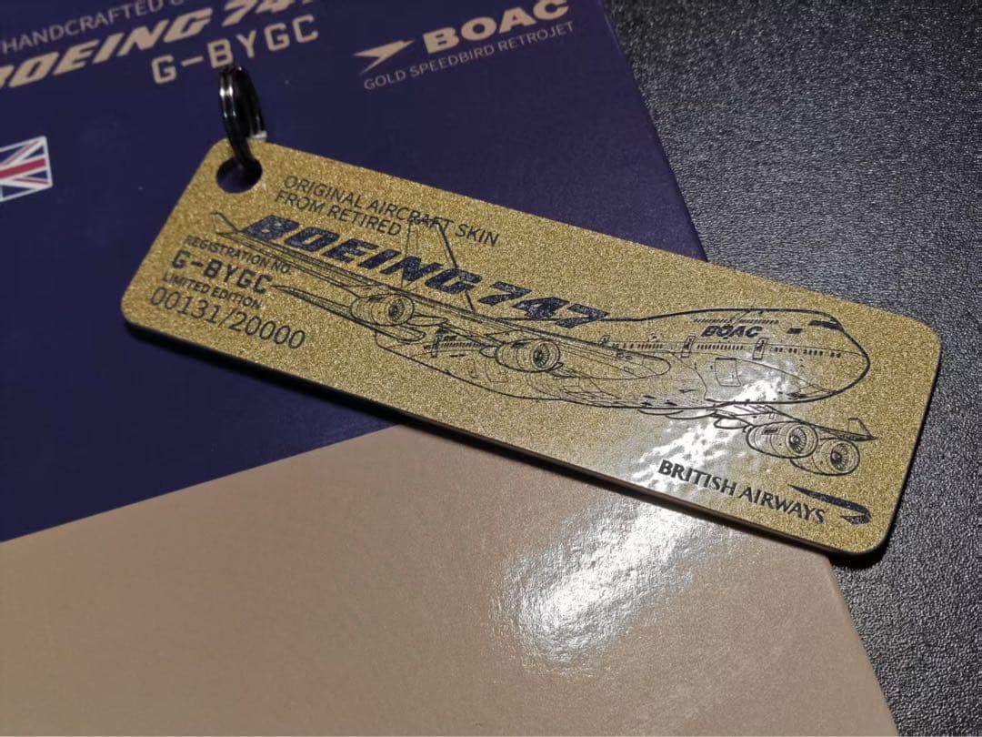 ブリティッシュ・エアウェイズ Airlinertags B747-400