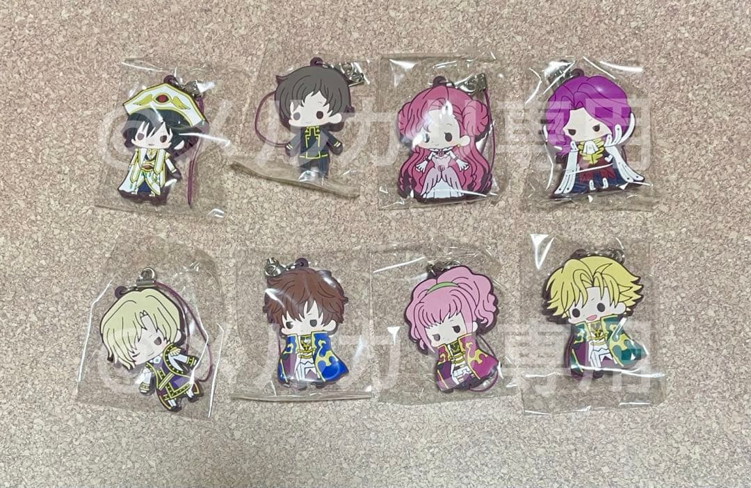 コードギアス 反逆のルルーシュ ラバーストラップコレクション 限定 セット