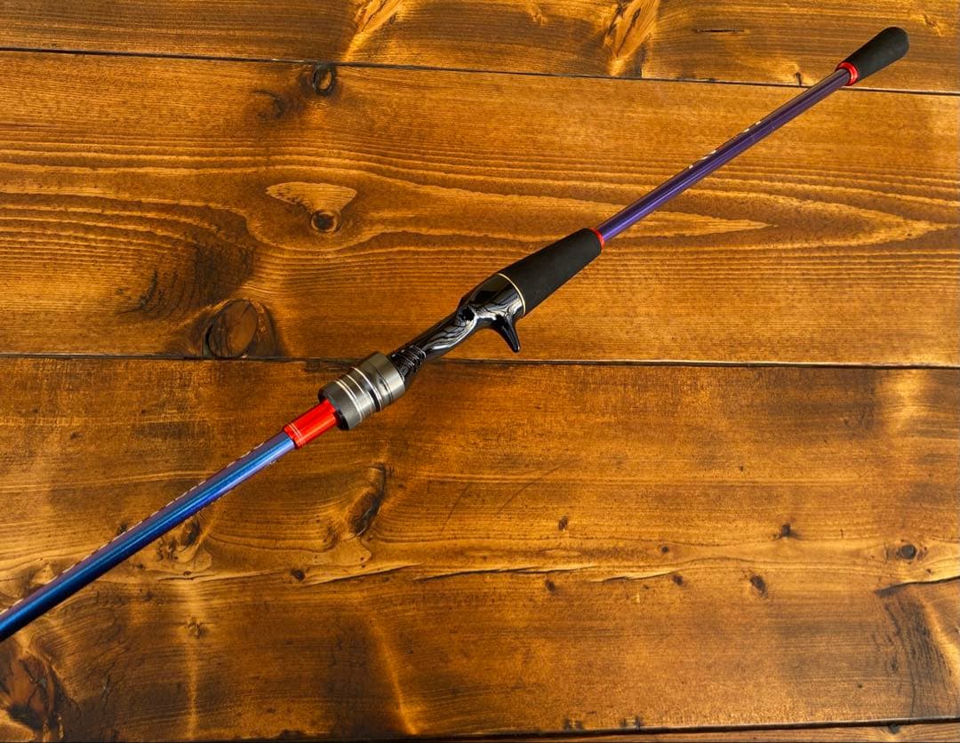 ジギングロッド　デジタルカウンター付きベイトリール　イカメタル　2wayティップ