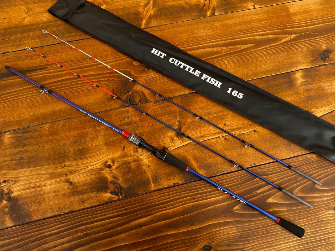ジギングロッド　デジタルカウンター付きベイトリール　イカメタル　2wayティップ