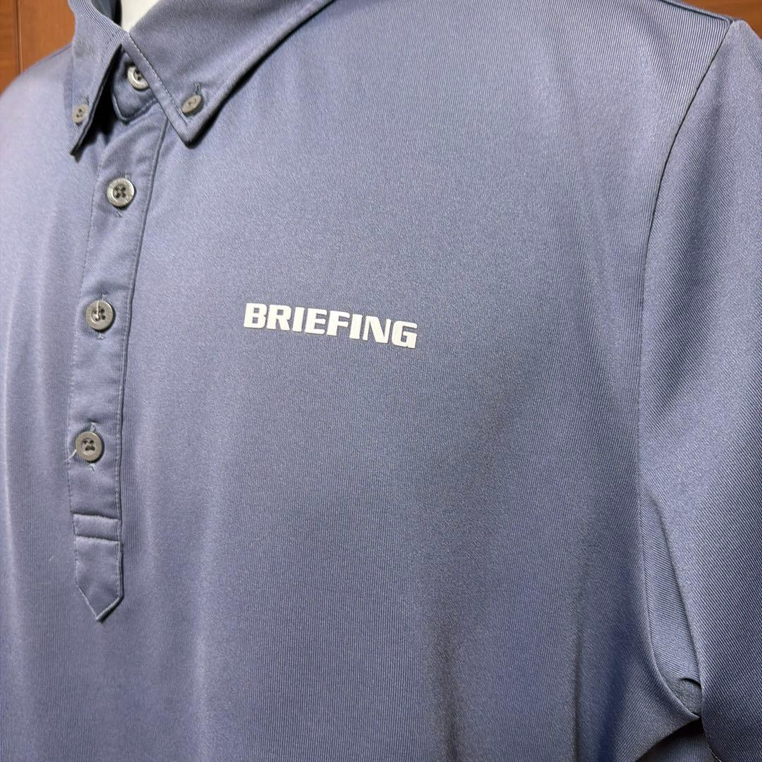 ブリーフィングBRIEFING グレー ポロシャツL