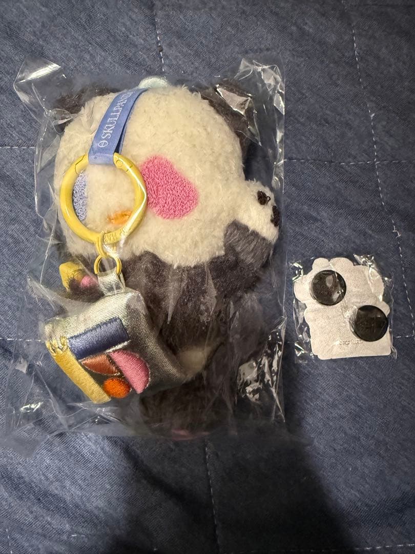 ＊*＊様 ポップマート15周年記念 従業員限定スカルパンダ　ぬいぐるみ　マグネッ