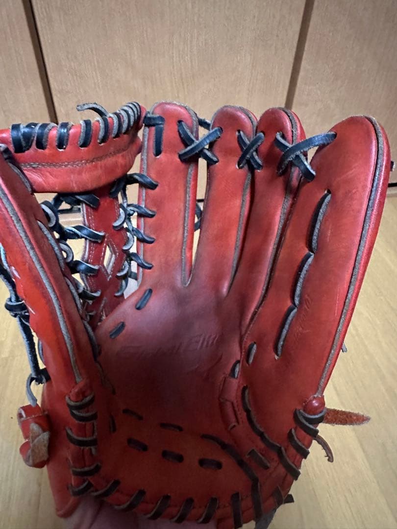 Mizuno 軟式 グラブ レッド