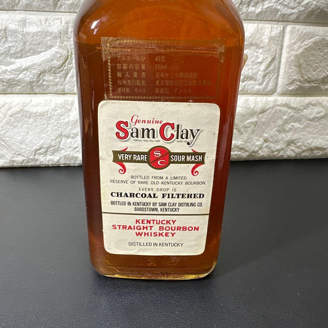 古酒 未開栓 Sam Clay サムクレイ 8年 バーボンウイスキー