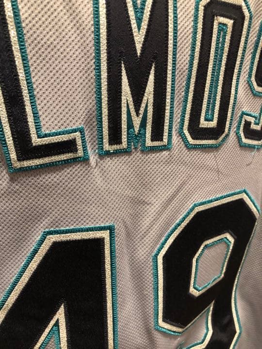 MLB エドガー・オルモス実使用ジャージ　マリナーズ