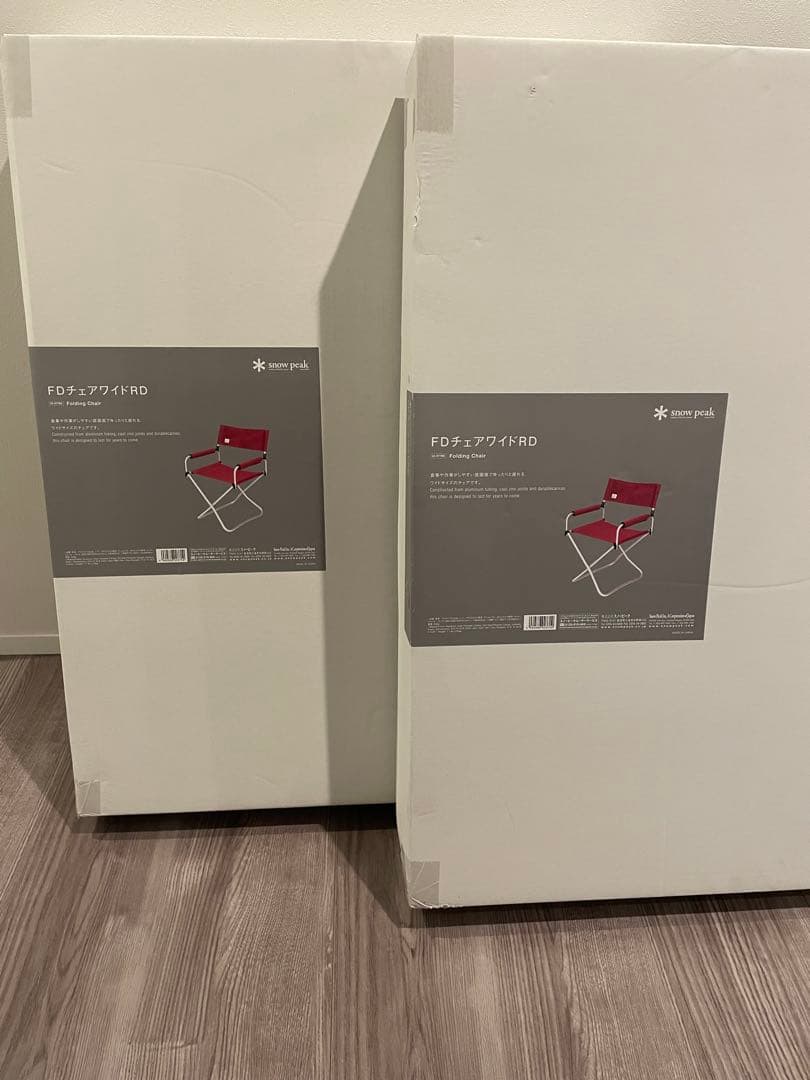 【新品 未使用】 peak FDチェアワイド RD LV-077RD