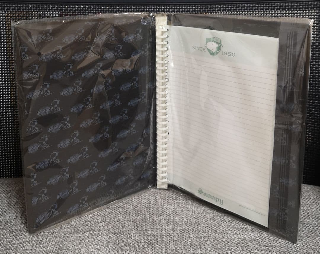 当時物　スヌーピー　バインダーノート　リフィル付き