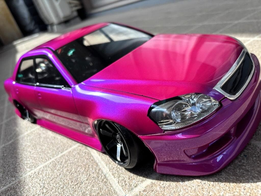 ラジコン ボディー PANDORA RC マークⅡ JZX110 GALM等に！