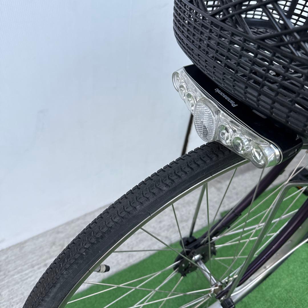 Panasonicパナソニック電動アシスト自転車26インチ8.9Ah ムラサキ