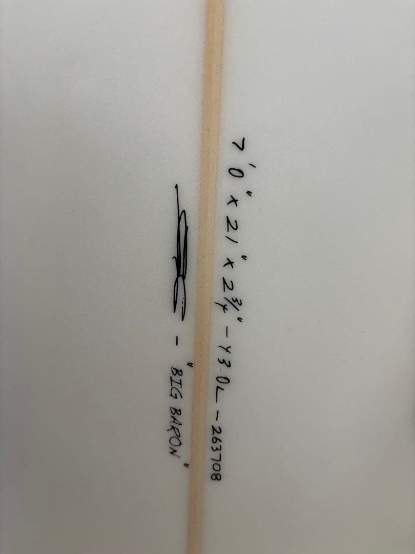 JS. BIG BARONビッグバロンサーフボード 7'0\" 小波ミッドレングス