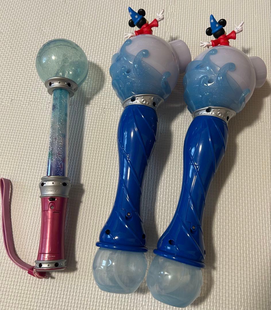 【早い者勝ち】魔法のステッキ ペンライト(二本はシャボン玉出るやつ) 3点セット