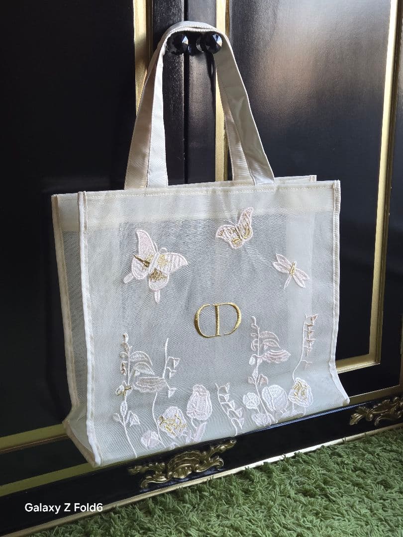 ディオール ビューティー ノベルティ メッシュ トートバッグ ホリデー 2023