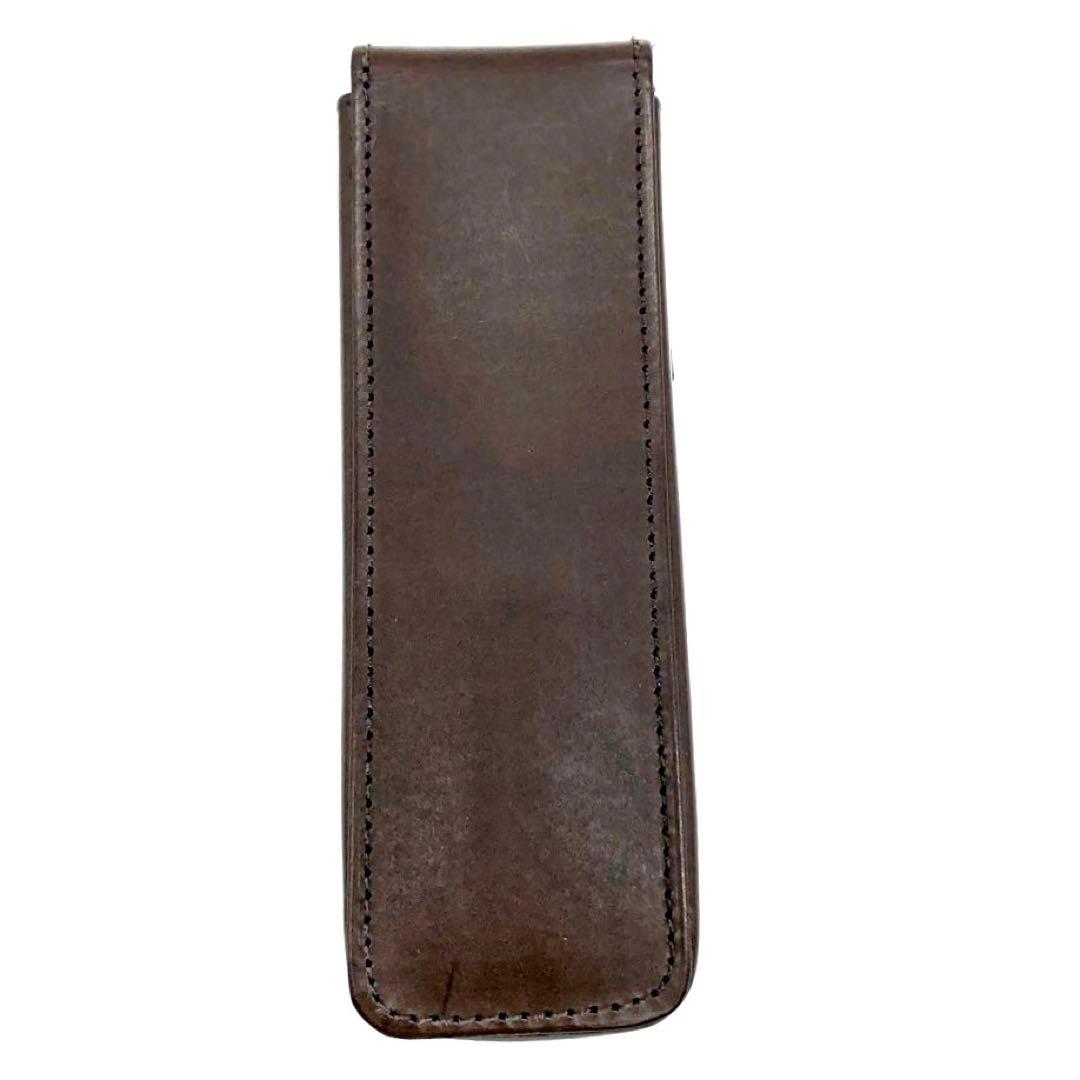 筆記具 OLD COACH pen holder leather