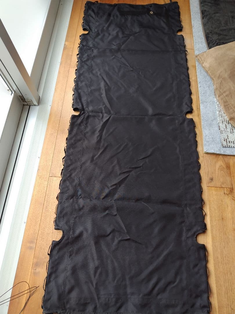 ヘリノックス　タクティカルコット　ブラック　フレーム無し