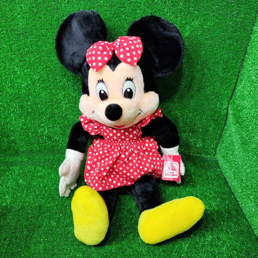 レトロ ミニーマウス BIGぬいぐるみ