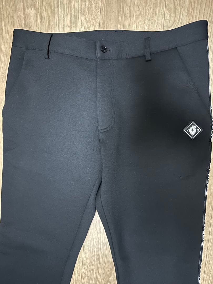 Vtwelve ヴィトゥエルブ ゴルフウェア カジュアルパンツ ブラック