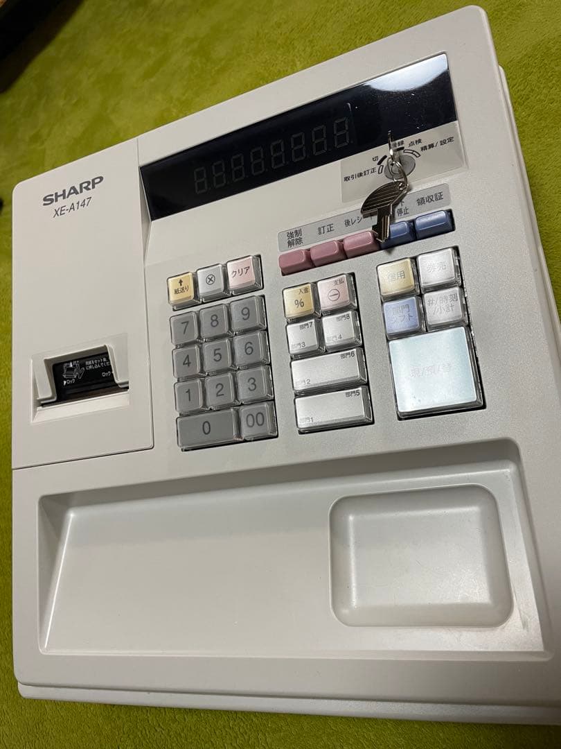 美品　SHARP XE-A147 レジスター　ロール紙5巻　セット