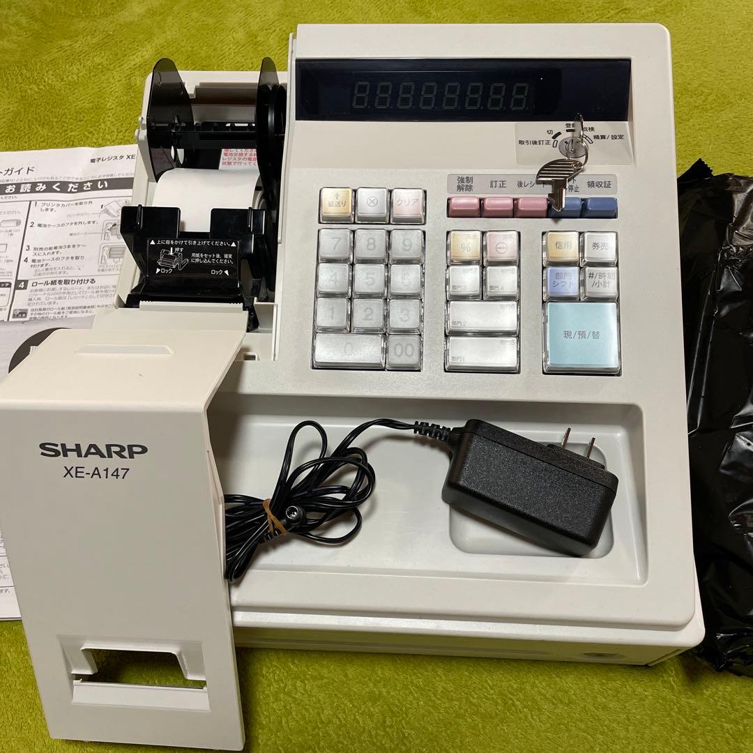 美品　SHARP XE-A147 レジスター　ロール紙5巻　セット