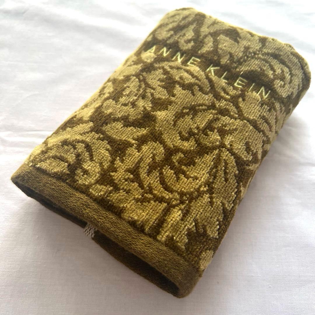 003【未使用】❤️ANNE  フェイスタオル　グリーン