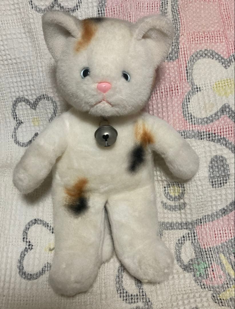 昭和レトロ　ヴィンテージ　 株エルフ　猫　ぬいぐるみ　中古品　日本製