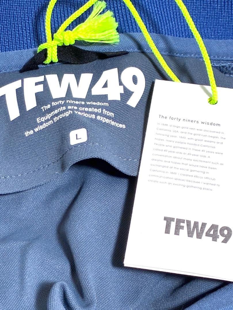 【フォロー割】限定1着 新品 TFW49 スキッパーポロシャツシャツ Lサイズ