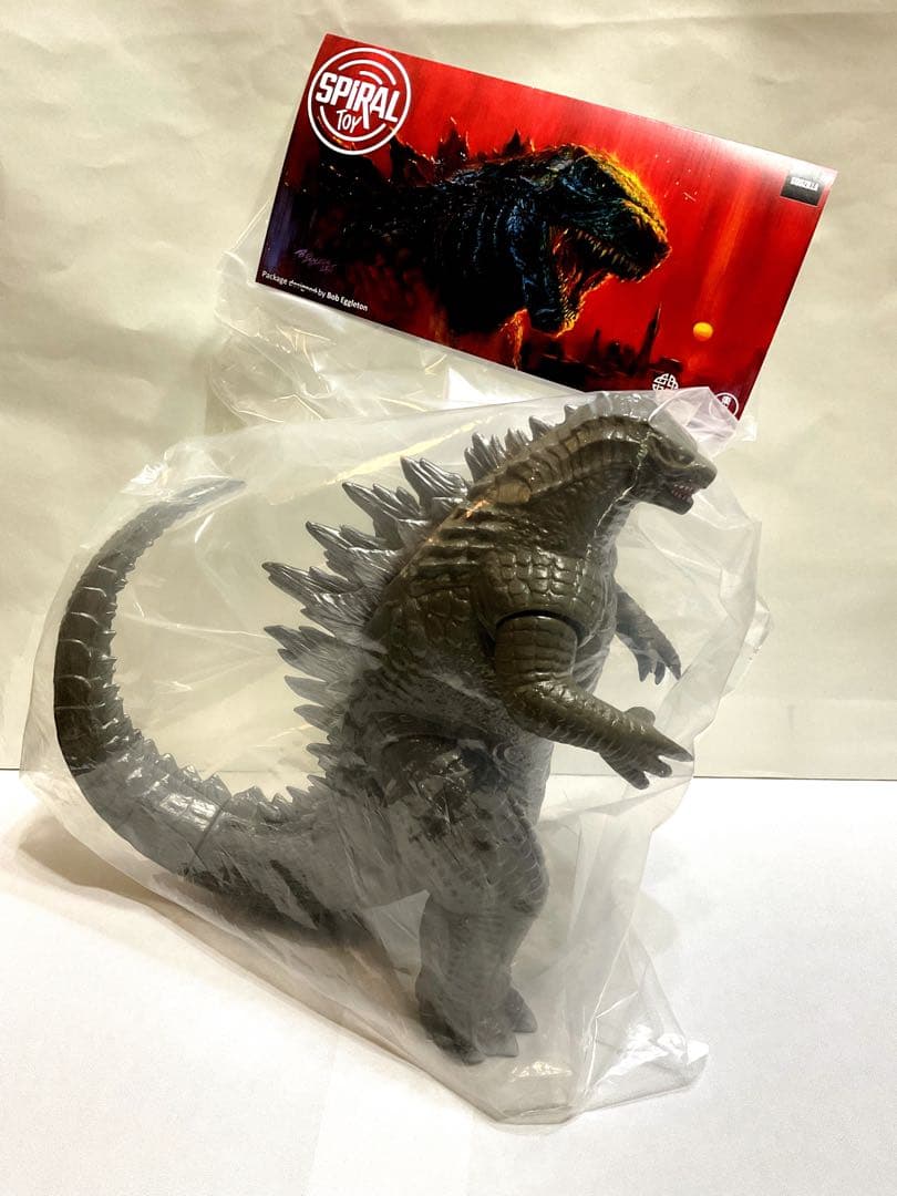 北米限定販売100個 SPIRAL TOY ゴジラ2014 ソフビ