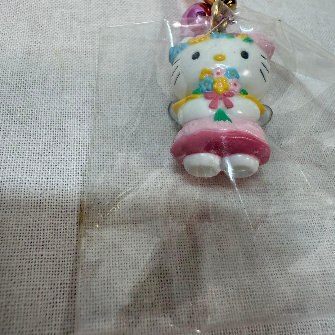ハローキティ　お花屋さん限定　フェアリー　根付ストラップ　2003年　サンリオ