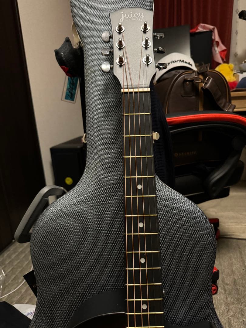 ザ*ク様 ポルカドットスティングレイ サイン入りアコースティックギター