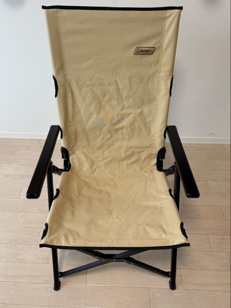 ぐるん☆彡　コールマンレイチェア　ウィートベージュ　ハイバック