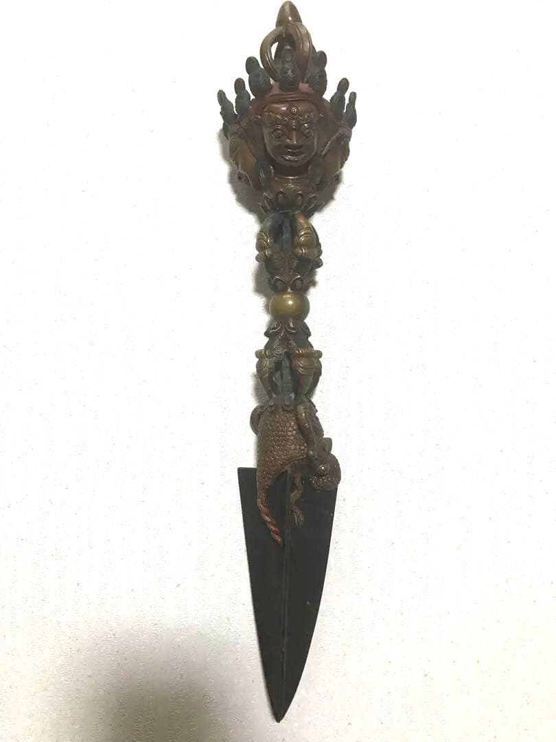 チベット密教　法具　プルパ　ネパール　アンティーク　骨董品