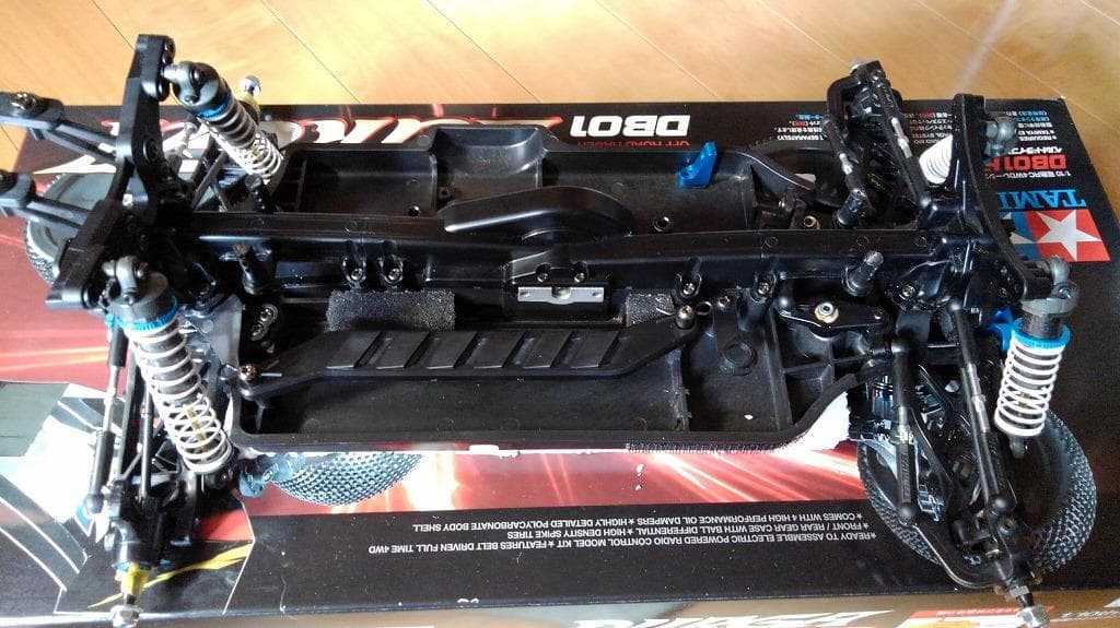 タミヤ DB01 ドゥルガ 組立て済み　Fダブルカルダン他　オプション多数