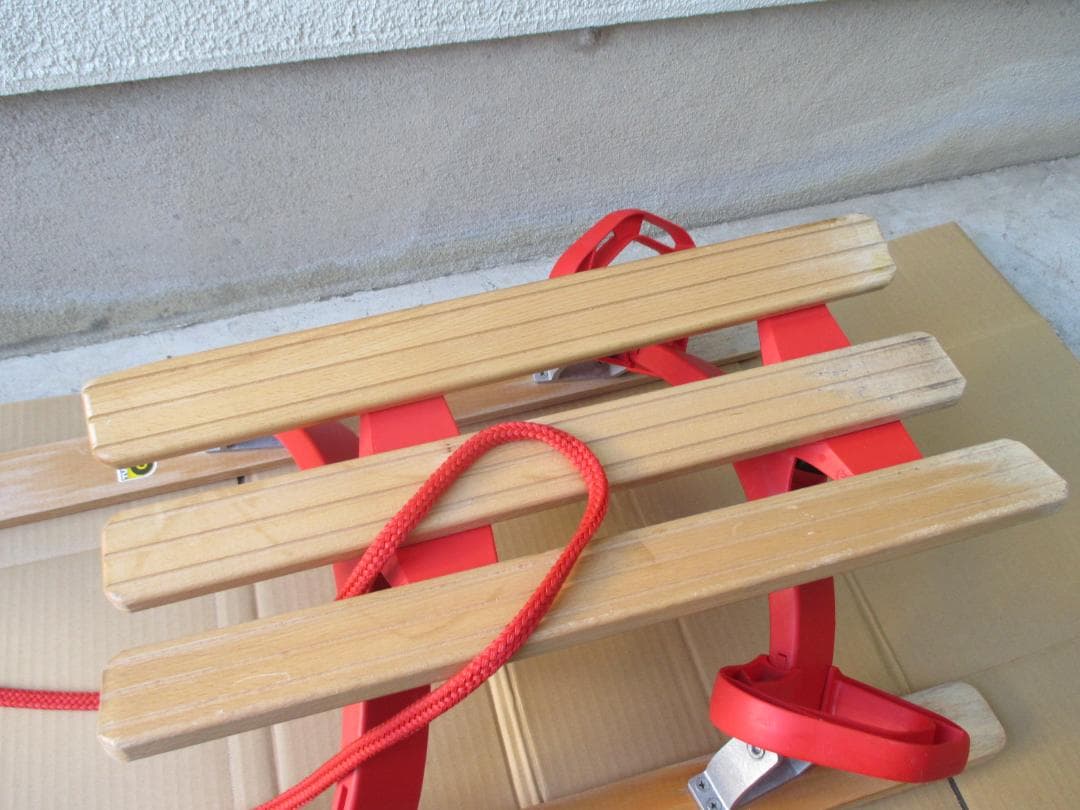 貴重!!　70's　西ドイツ製　Swingrodel　木製ソリ　デッドストック