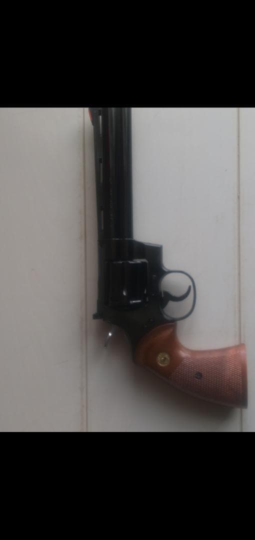 タナカワークス、、コルト、パイソン、6インチ、スチール、ジュピターフィニッシュ。