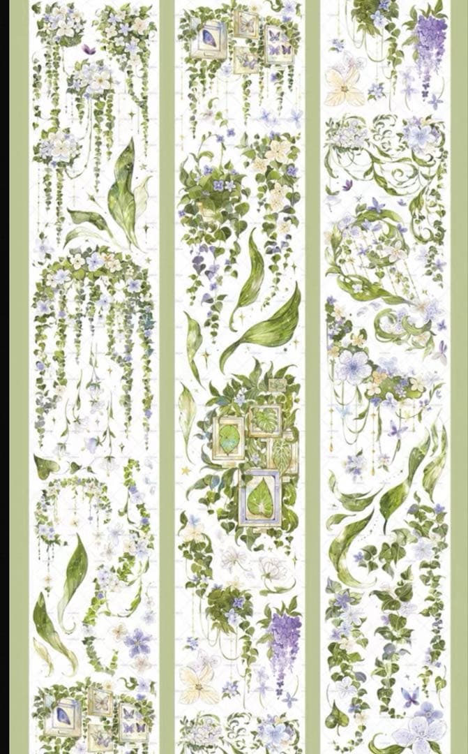 moodtape《枝叶扶苏》海外マスキングテープ　マステ 【2347】