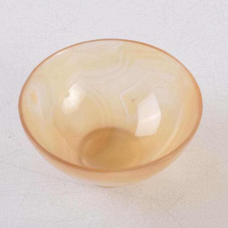 中国　玉石瑪瑙彫刻　盃　ぐい呑　C　9114