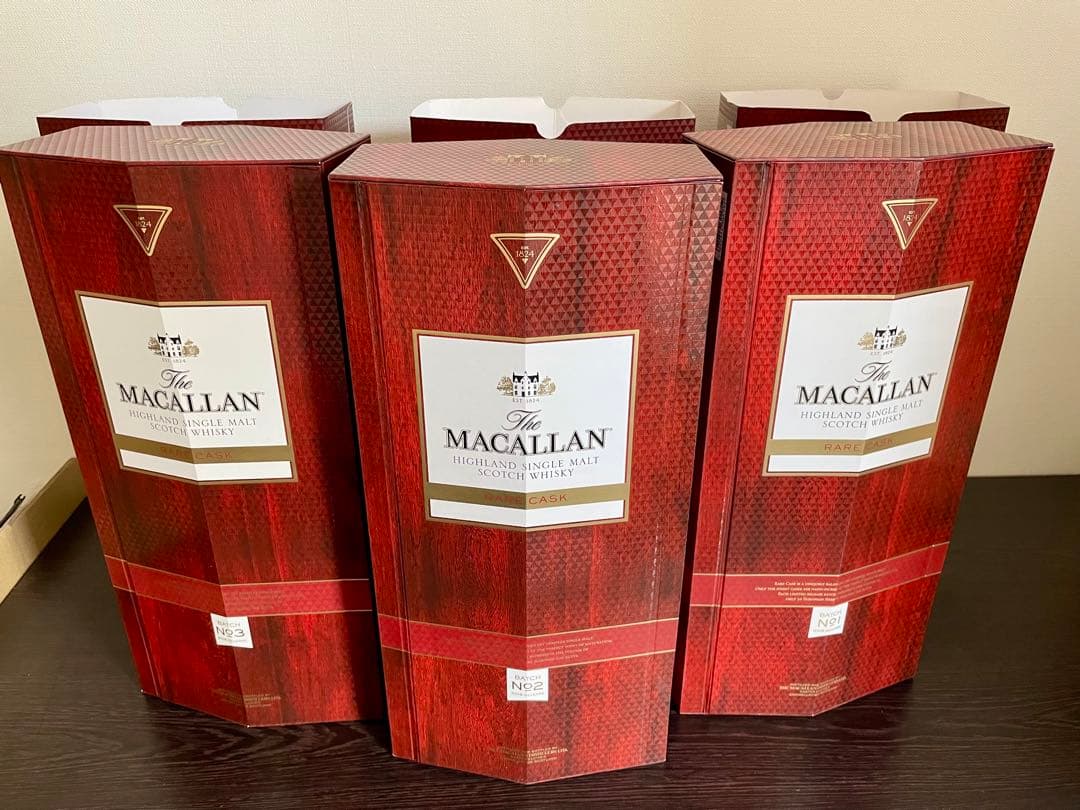 クリスマスセールザ マッカラン バッチ NO1.2.3レアカスクMACALLAN