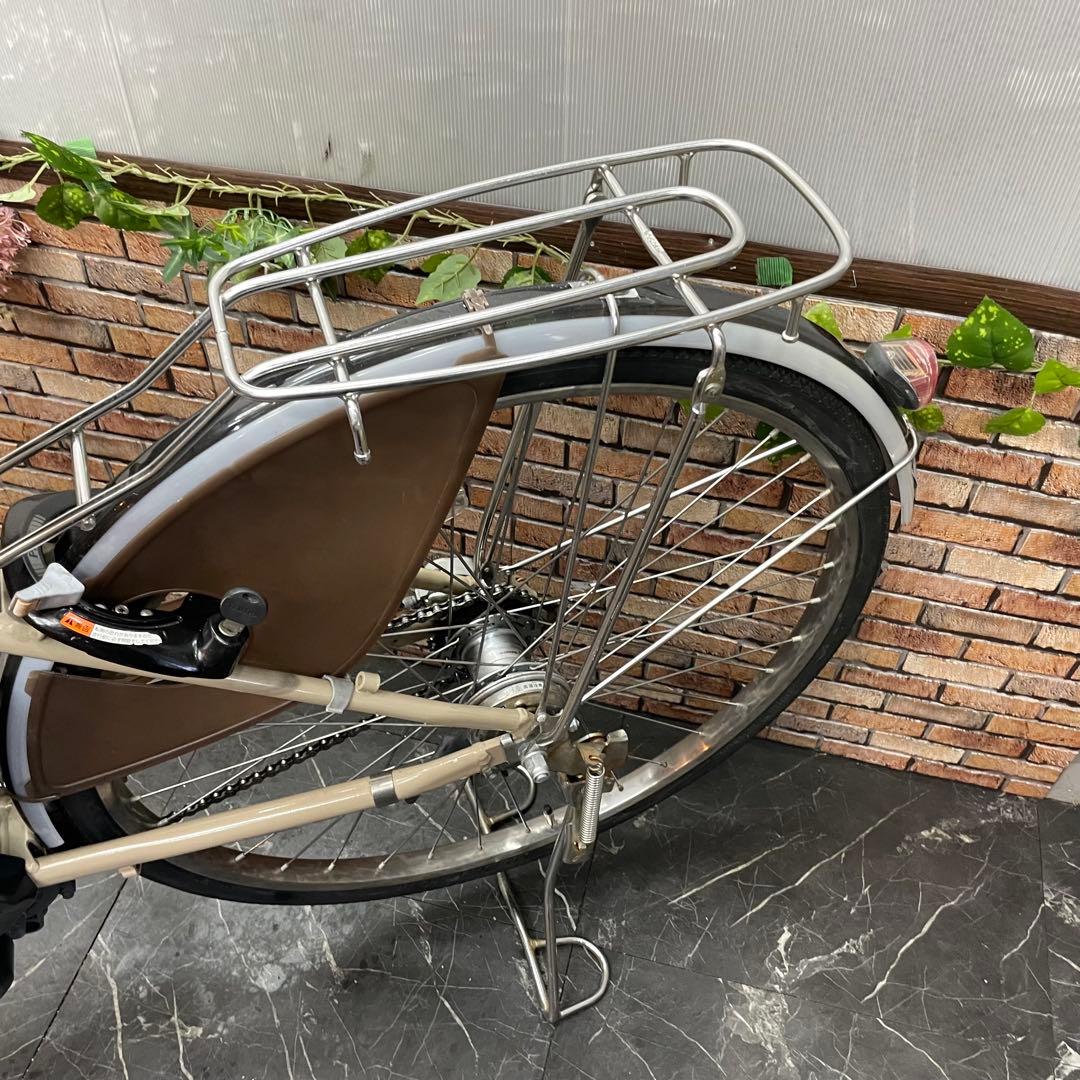 【177】電動自転車 YAMAHA PAS クリーム 26インチ